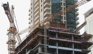 大厦施工工地免抠