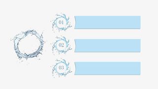 水元素ppt模板免抠