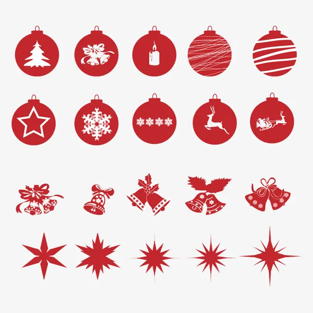 圣诞节装饰元素免扣免抠