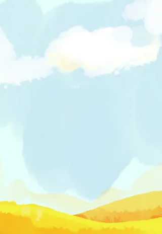 秋天蓝天背景免抠