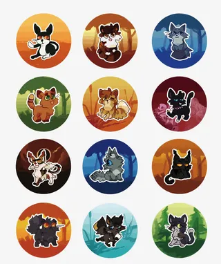 矢量卡通小动物免抠