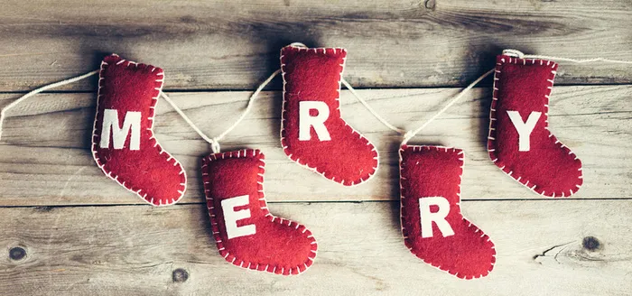 红色袜子背景图高清