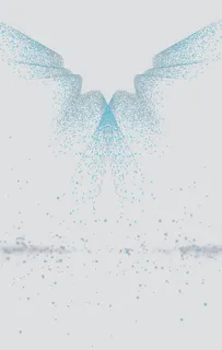 蓝色颗粒物免抠