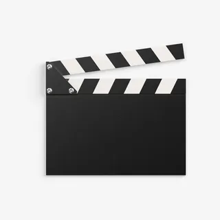 黑色场记板免抠