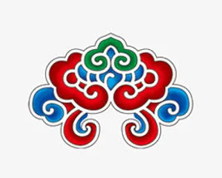 中国风花纹纹理装饰免抠