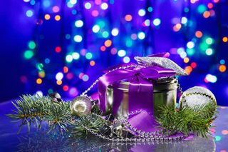 梦幻圣诞元旦节日背景