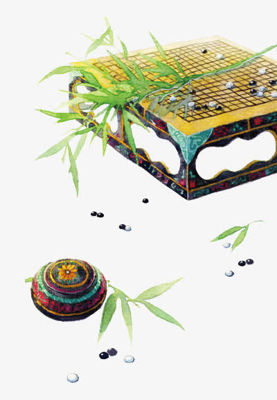 手绘围棋棋盘免抠