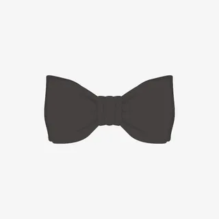 黑色绅士领结免抠