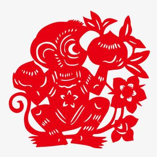 新年剪纸免抠
