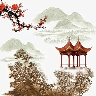 山水风景免抠