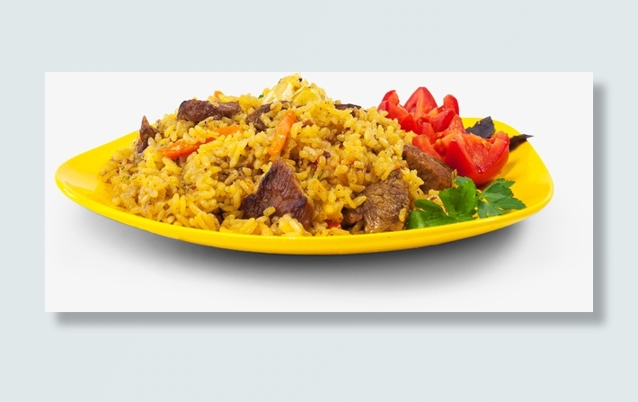 实物美味咖喱牛肉炒饭免抠