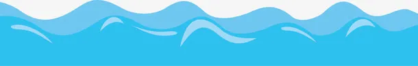 卡通海浪浪花免抠