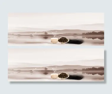 茶叶茶文化中国风背景banner