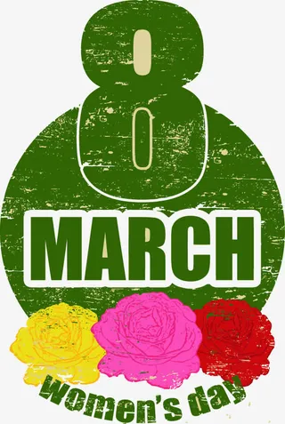 三八妇女节装饰元素免抠