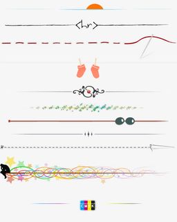 袜子分割线免抠