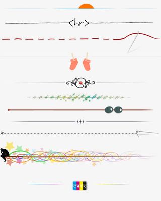 袜子分割线免抠