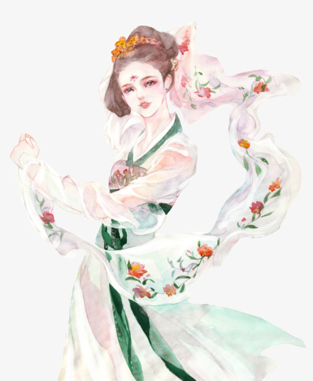 手绘人物免抠