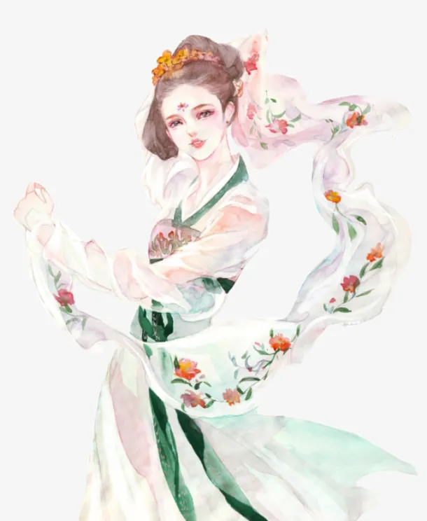 手绘人物免抠