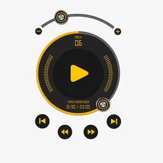 音乐播放器免抠