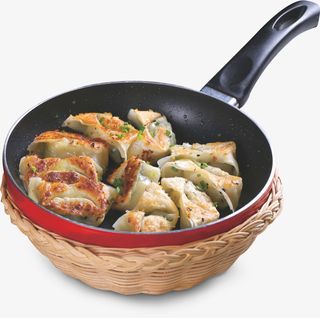 鲜爽可口煎饺免抠