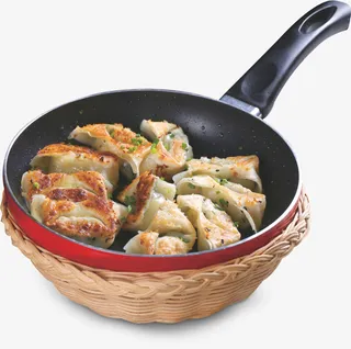 鲜爽可口煎饺免抠