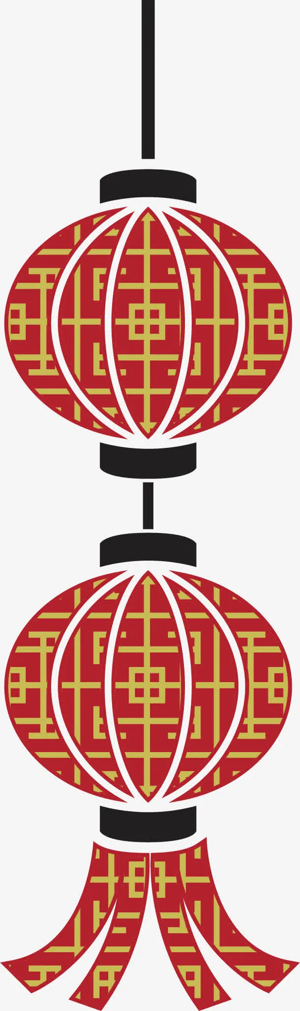 传统灯具免抠