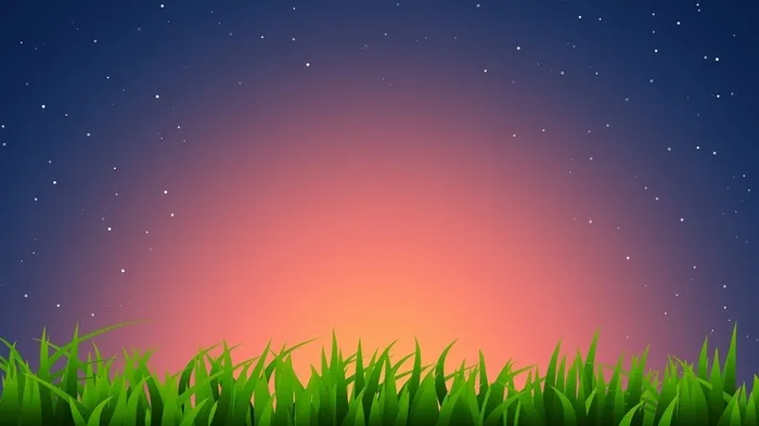 简约童趣草地背景高清