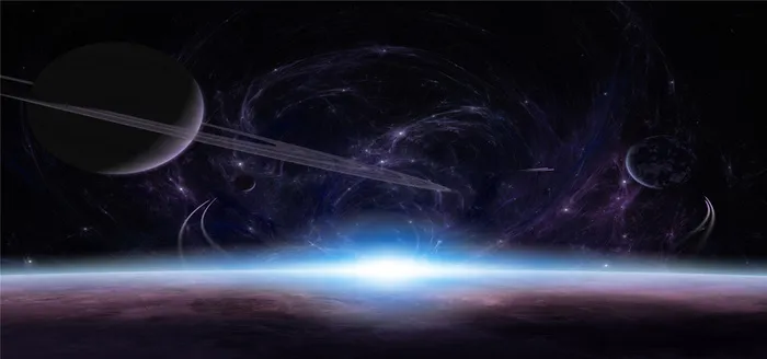 宇宙中的光背景高清