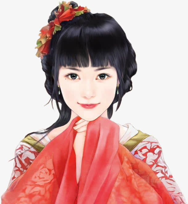 中国风美女图片免抠