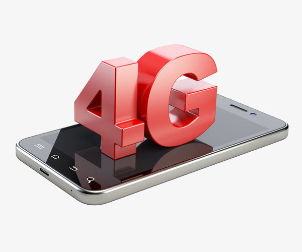 移动4G网络技术立体插画免抠