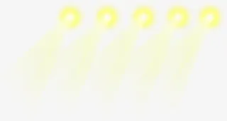 黄色平行光束光棍节免抠