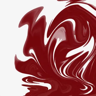 红色抽象素材免抠