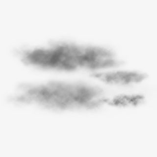 黑色的乌云云朵免抠