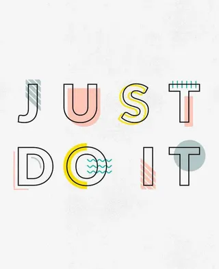 实现它英文艺术字免抠