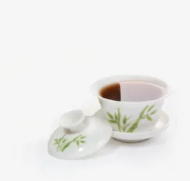 中秋节绿茶杯茶叶海报免抠