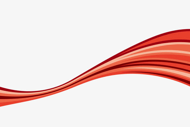 彩色动感线条免抠