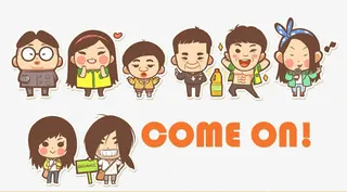 扁平化卡通人物免抠