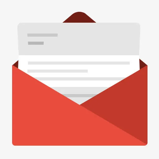 通信接触电子邮件信封折叠Gma免抠