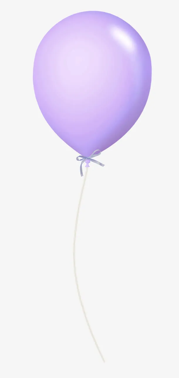 紫色气球免抠