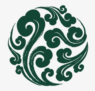 中国风祥云花纹免抠