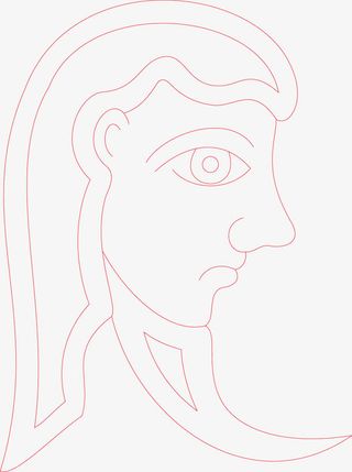 埃及线条人物免抠