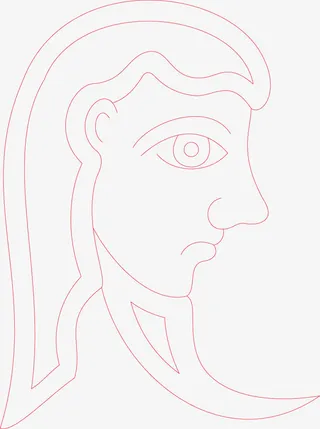 埃及线条人物免抠