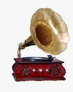 黄金留声机免抠