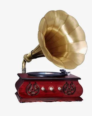 黄金留声机免抠