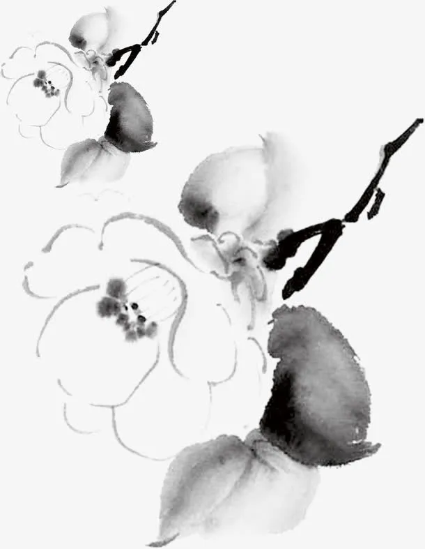 水墨画元素免抠
