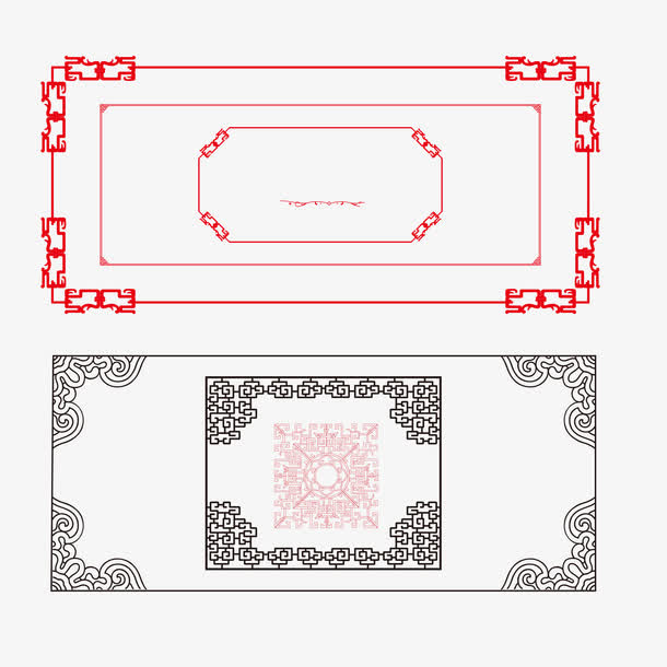 古风边框免抠