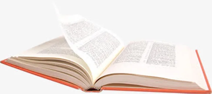 书本学习翻页纸张免抠