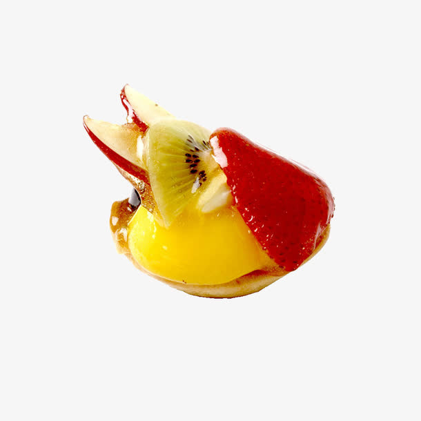 甜点蛋糕元素  水果沙拉免抠