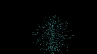 C4D烟花背景大气科幻背景