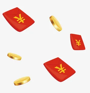 红包金币免抠